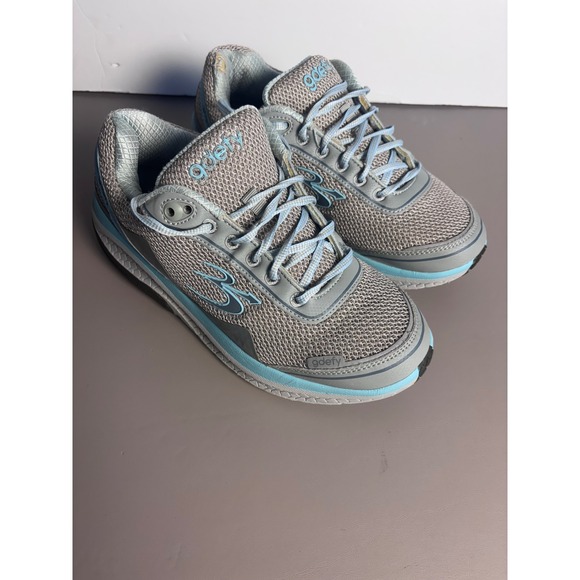 Gdefy Mighty Walk Womens Gray Blue Athletic Running Shoes Sneakers Size 9 - Picture 4 of 13